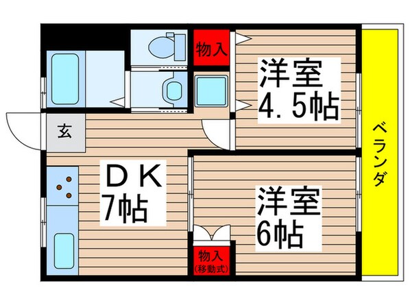 菅野マンションの物件間取画像